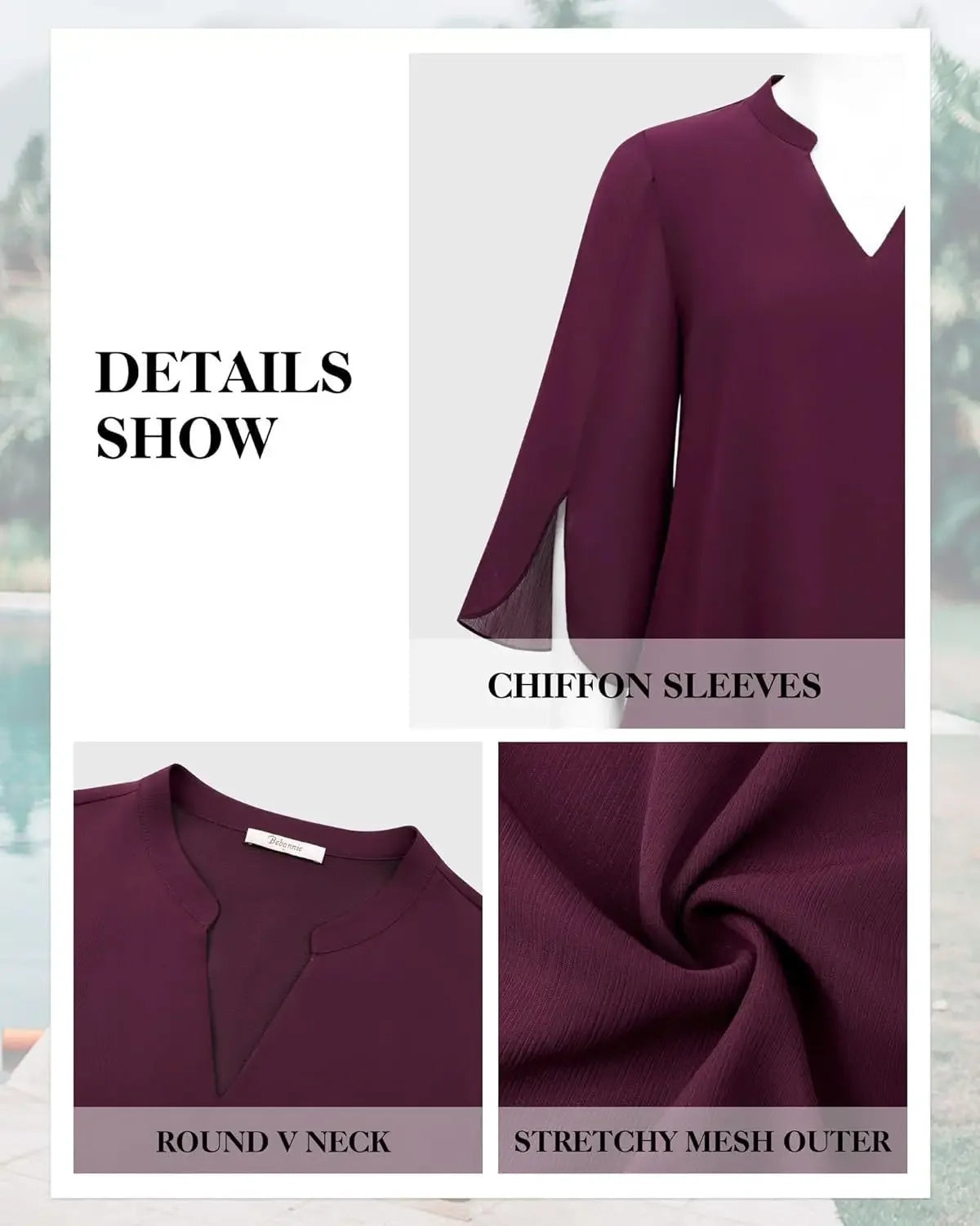 Casual Summer Hot Sale Of The Season Women's Shirt Loose V-neck Petal Sleeve Chiffon Blouse Fashionable Elegant Female Top with