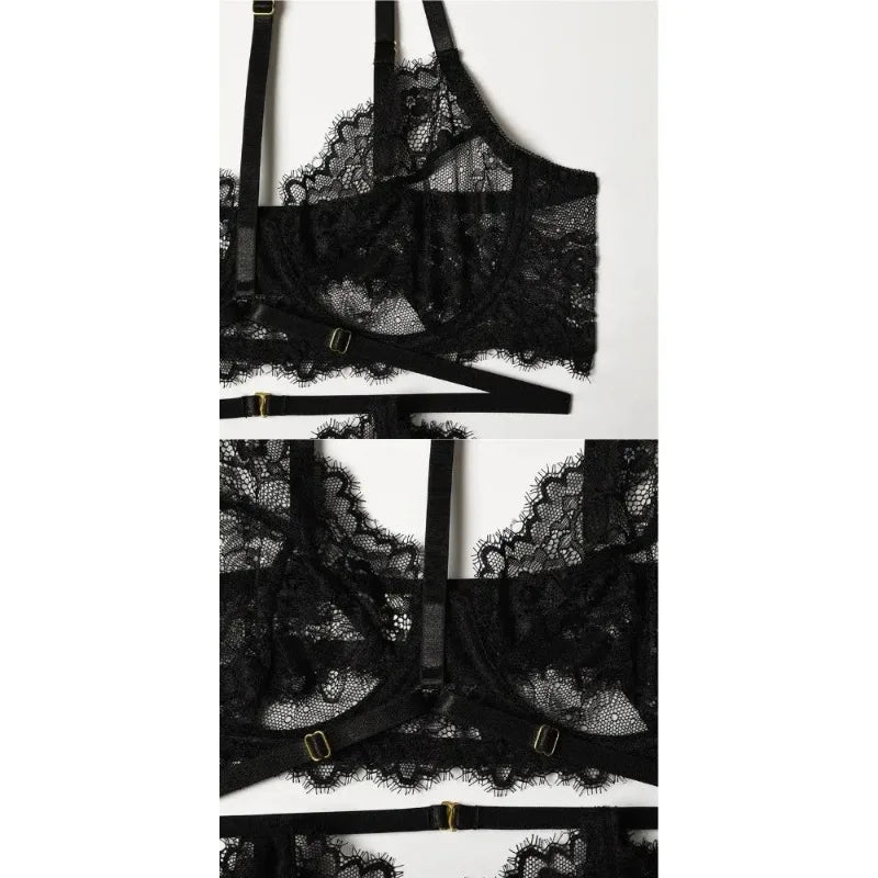 Lace Women's Underwear Close Fitting Comfortable Breathable Women's Suit Prom Queen Charming Elegant Exquisite Women's Top