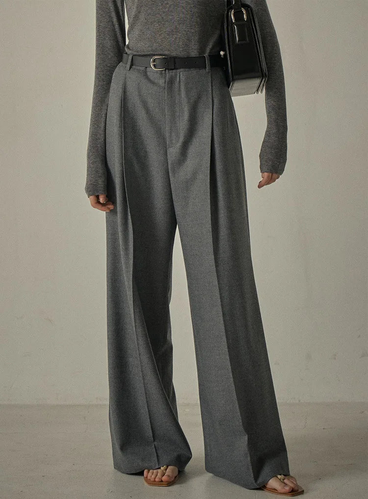 2024 Spring Autumn New Style Trousers Slim Tall Casual Floor Mopping Pants