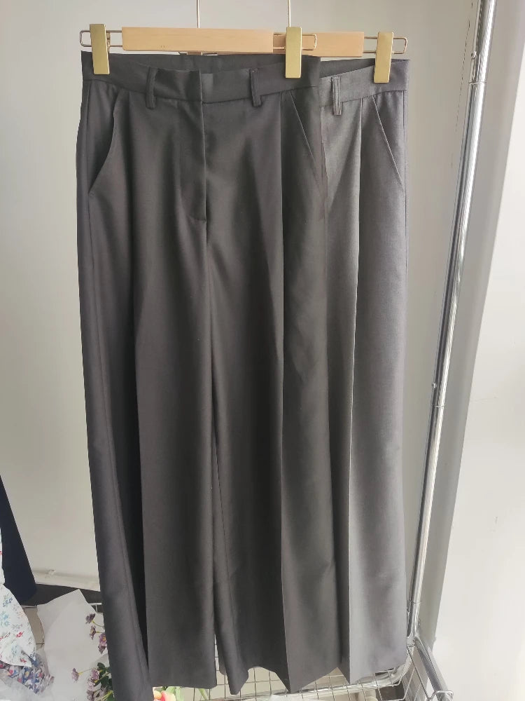 2024 Spring Autumn New Style Trousers Slim Tall Casual Floor Mopping Pants