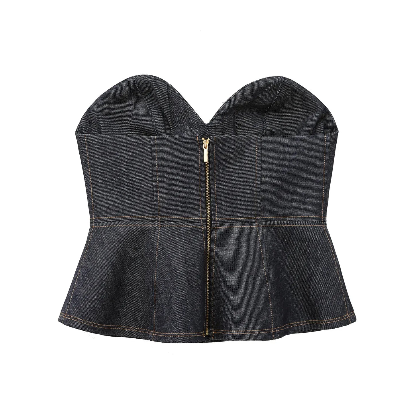 HH Female Spring Vintage Denim Blazer Long Sleeves Turn Down Collar Single Breasted Fake Pockets Street Fashion Coats