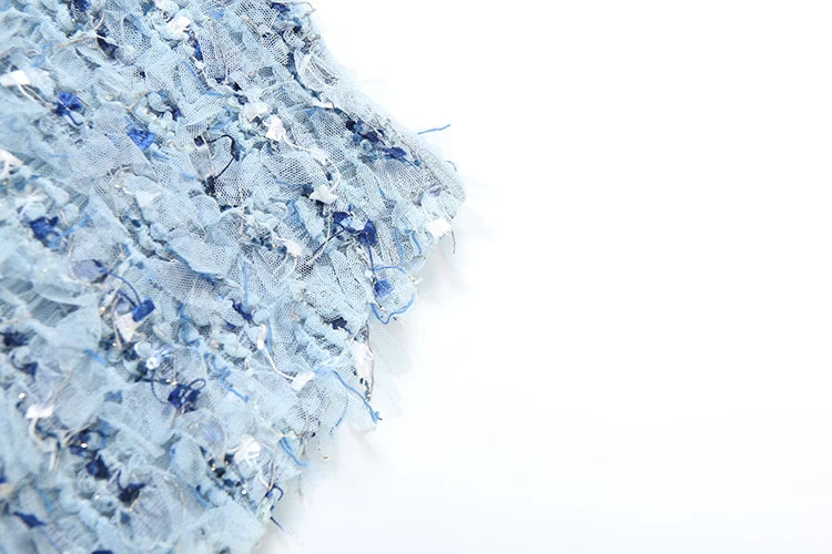 Weird Puss Colorful Tassel Skirts Peach Hip Women Thin Knit Wild Sexy Midnight Summer Trend Stretch Skinny Streetwear Bodycon