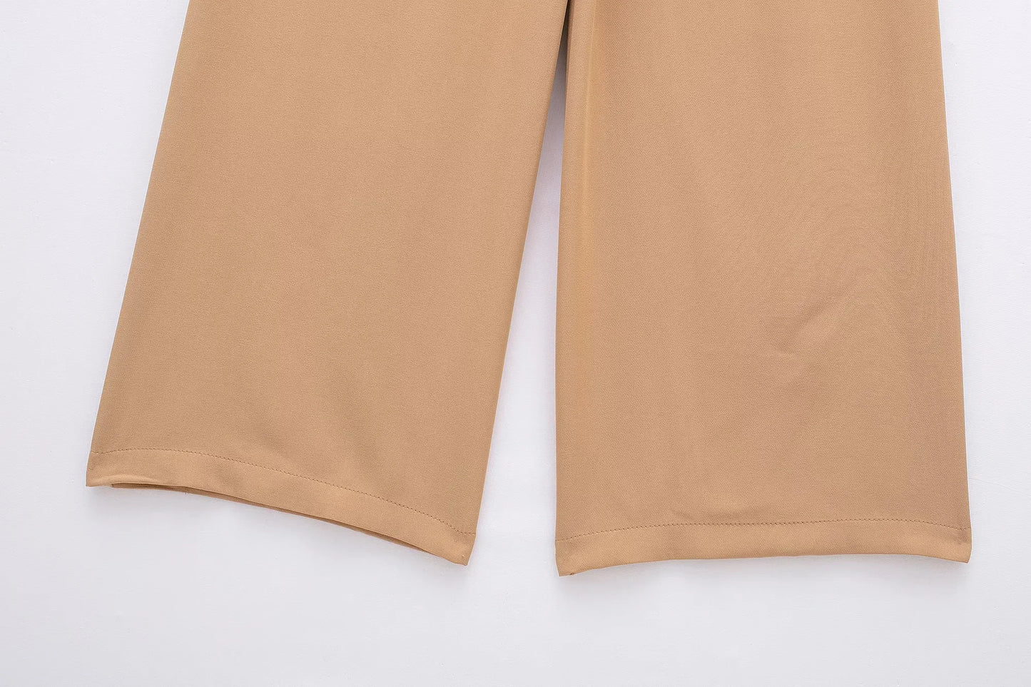 HXAO Women Pants Summer Baggy Pants For Woman Pleats Casual Black Pants Office Lace Up Fluid Trousers Boxer Gray Womens Pants