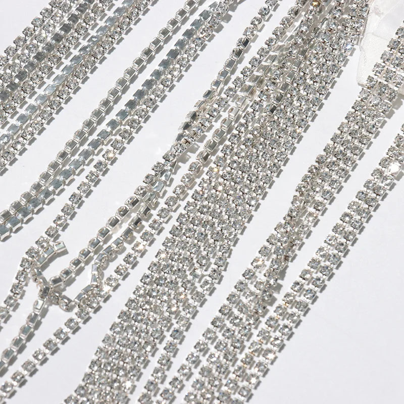 ZMEENNA White Blazer Notched Collar Single Button Patchwork Metal Tassel Jackets For Women 2025 Spring Fashion New Coats ZM628