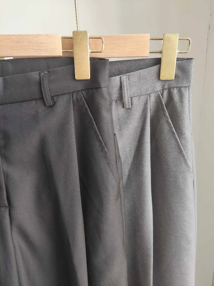 2024 Spring Autumn New Style Trousers Slim Tall Casual Floor Mopping Pants