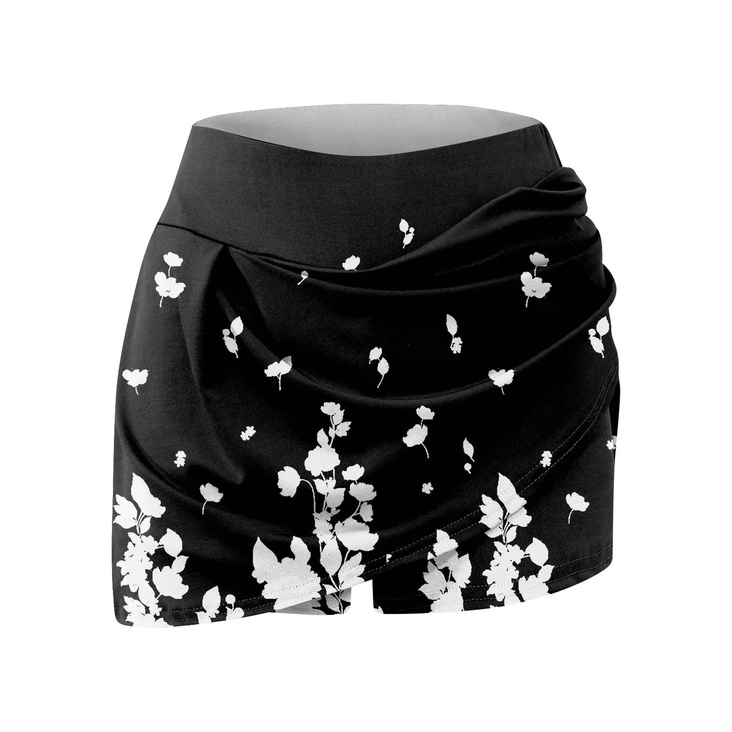 Women'S Athletic Stretchy Pleated Tennis Skirts Run Yoga Inner Shorts Elastic Sports Golf Skorts Skirts For Woman Faldas Mujeres