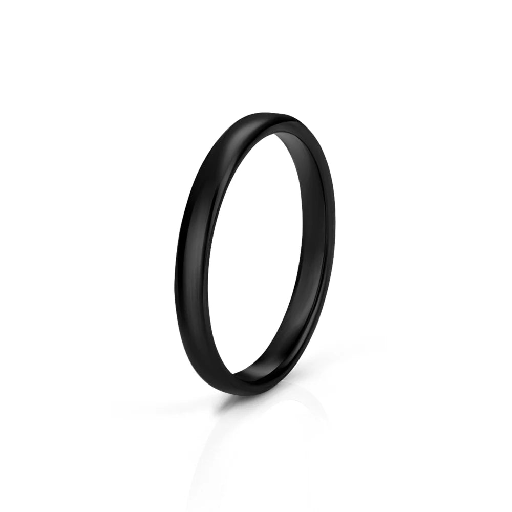 9 Color Ceramic Ring Smooth Slender Circular Rings For Women Men Simple Design Aesthetic Finger Rings Jewelry Couple Y2K Gift