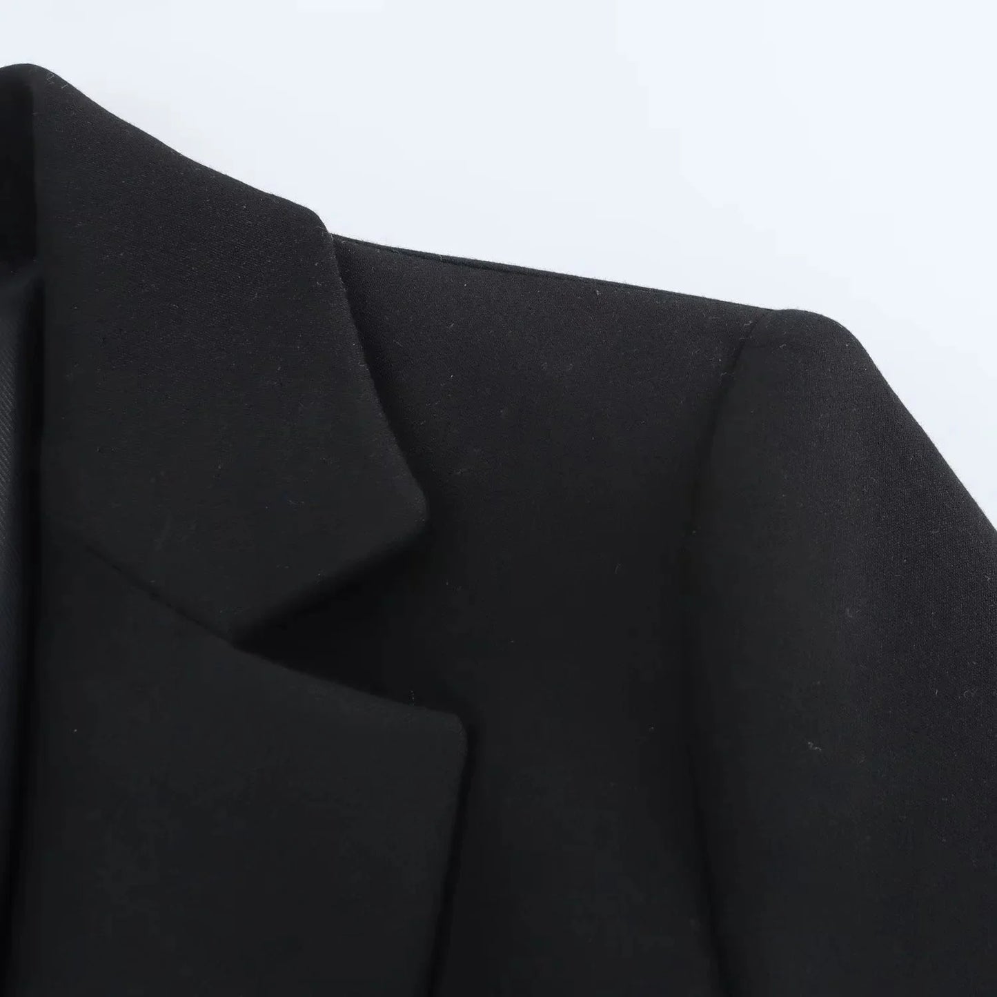 KONDALA Vintage Chic Office Lady Solid Women Suit Pockets V Neck Blazer Straight Loose Pants New Fashion 2025 Spring Autumn Sets