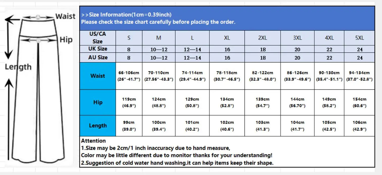 Spring Summer Women Elastic High Waisted Wide Leg Pants Female Solid Long Length Pants Casual Loose Plus Size Ladies Trousers
