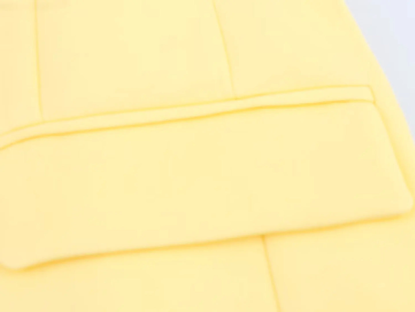 KONDALA Elegant Yellow Blazer Women's Double-breasted Lapel Blazer Fashion High Street 2025 Spring Summer Holidays Commute Suit