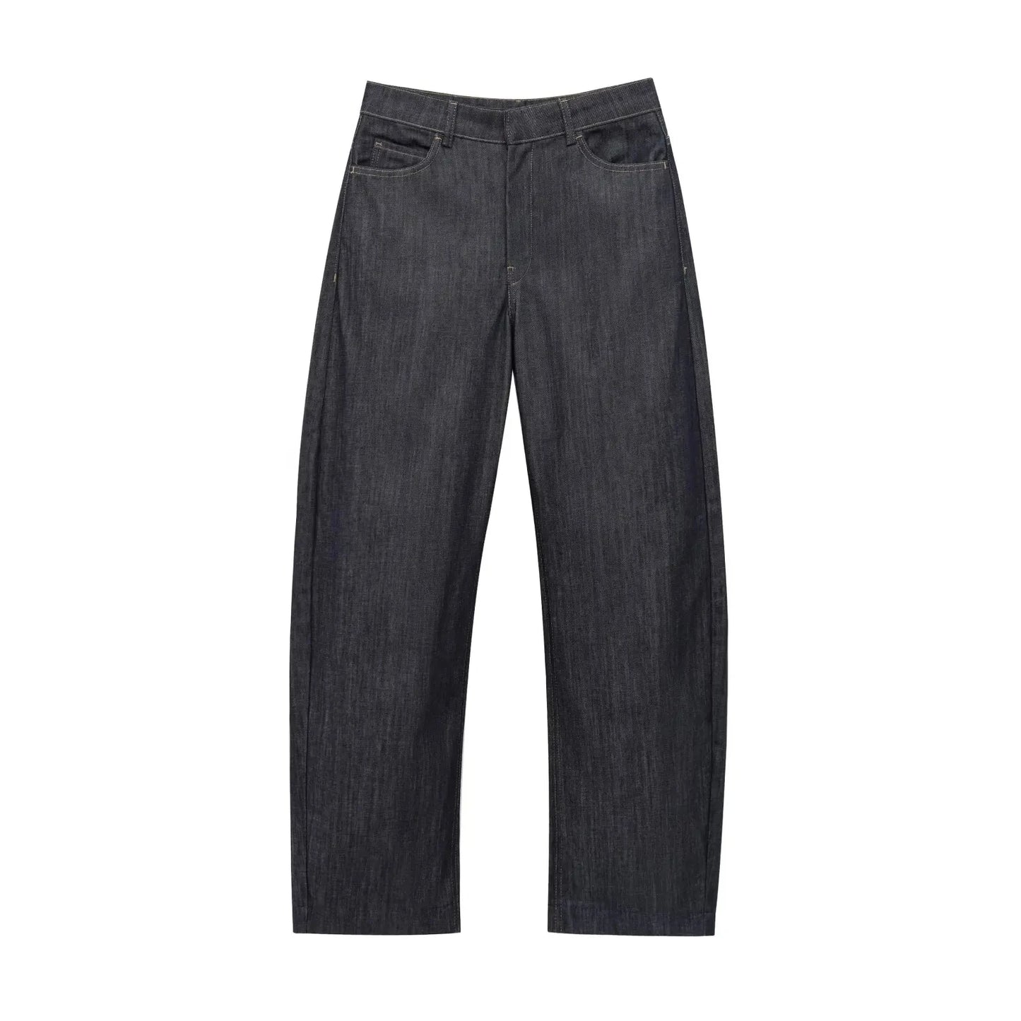 HH Female Spring Vintage Denim Blazer Long Sleeves Turn Down Collar Single Breasted Fake Pockets Street Fashion Coats