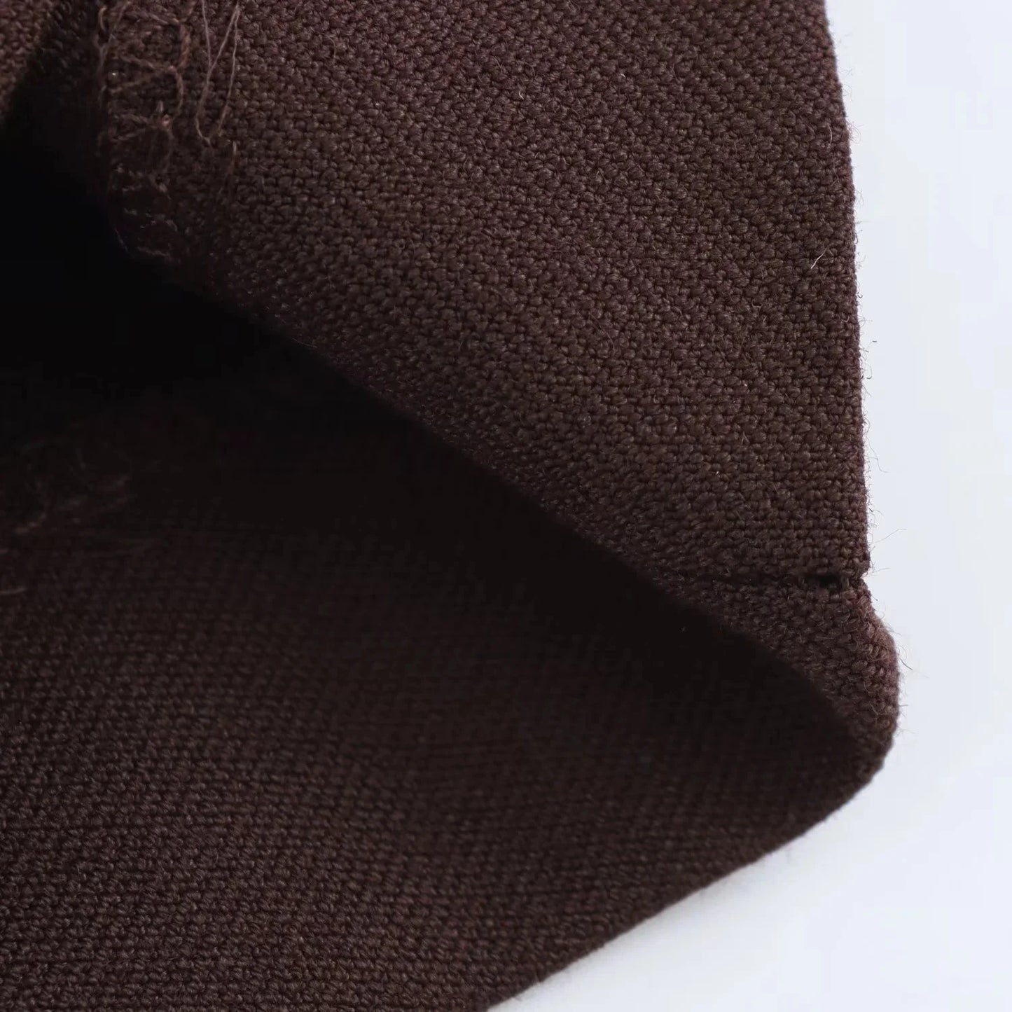 KONDALA 2025 Fall Winter Brown Elegant Office Lady Suits Fashion Shrug Pockets Blazers Elegant Zipper Skirts Chic Baggy Pants