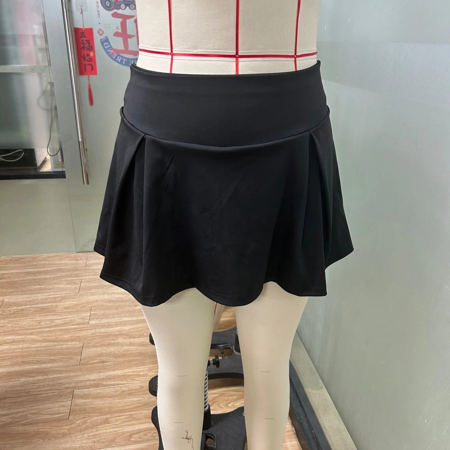 Women'S Athletic Stretchy Pleated Tennis Skirts Run Yoga Inner Shorts Elastic Sports Golf Skorts Skirts For Woman Faldas Mujeres