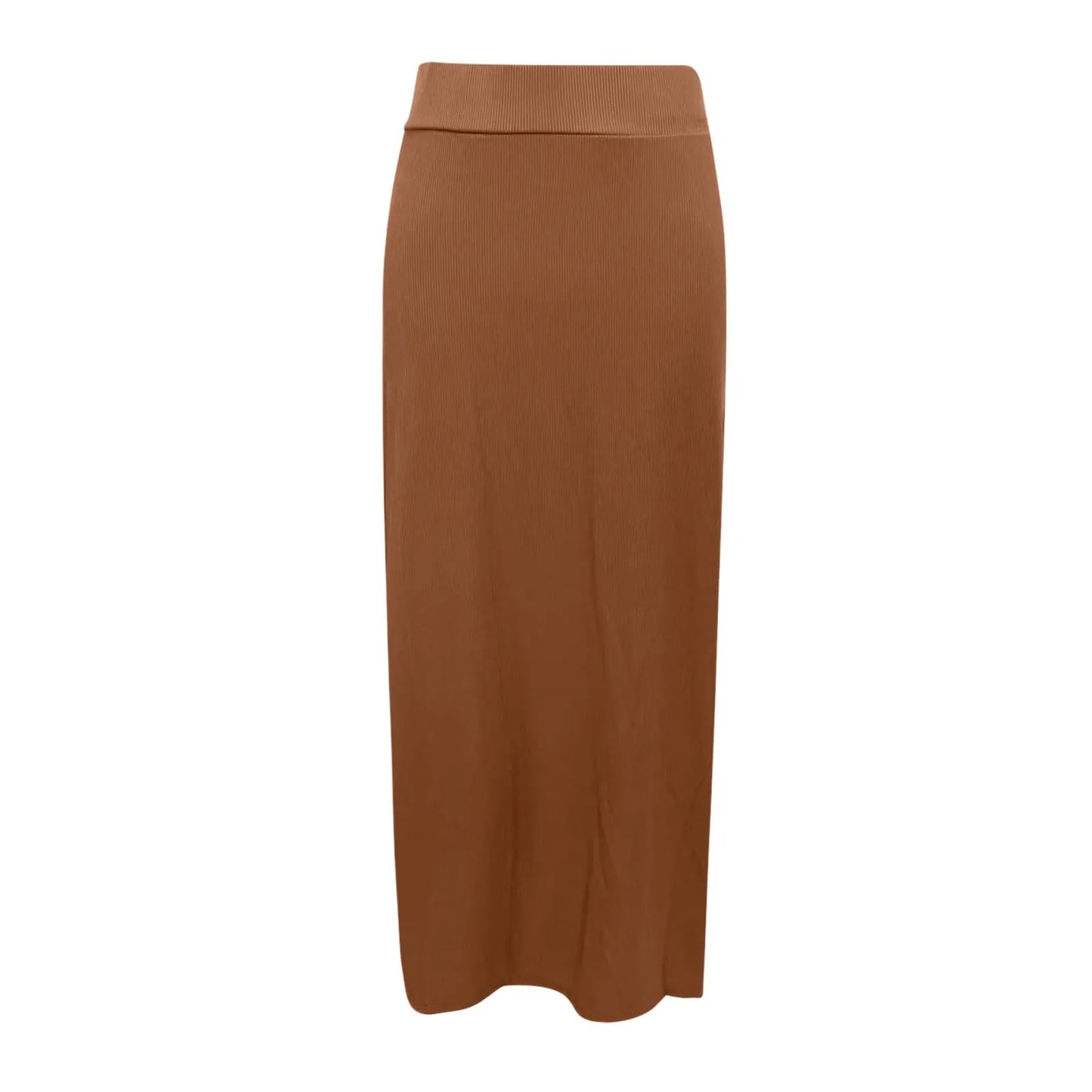 Solid Color High Waist Pencil Skirt Women Slim Fit Wrap Split Ribbend Long Maxi Skirt Summer Streetwear A Bottomed Skirts юбка