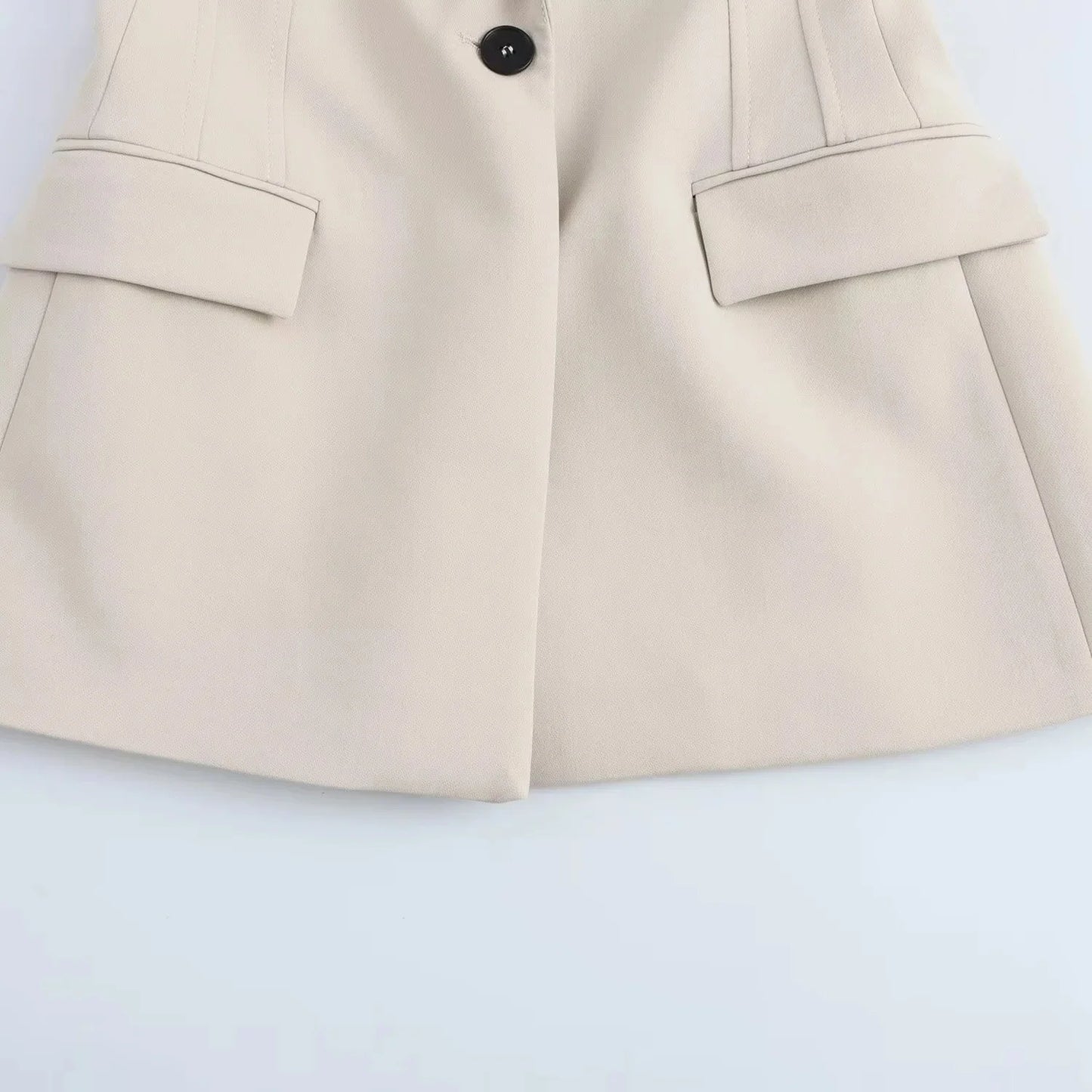 KONDALA Vintage Chic Office Lady Solid Women Suit Pockets V Neck Blazer Straight Loose Pants New Fashion 2025 Spring Autumn Sets