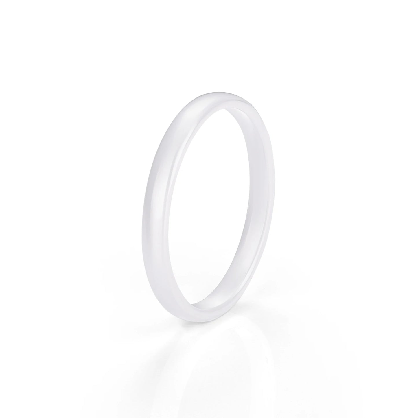 9 Color Ceramic Ring Smooth Slender Circular Rings For Women Men Simple Design Aesthetic Finger Rings Jewelry Couple Y2K Gift
