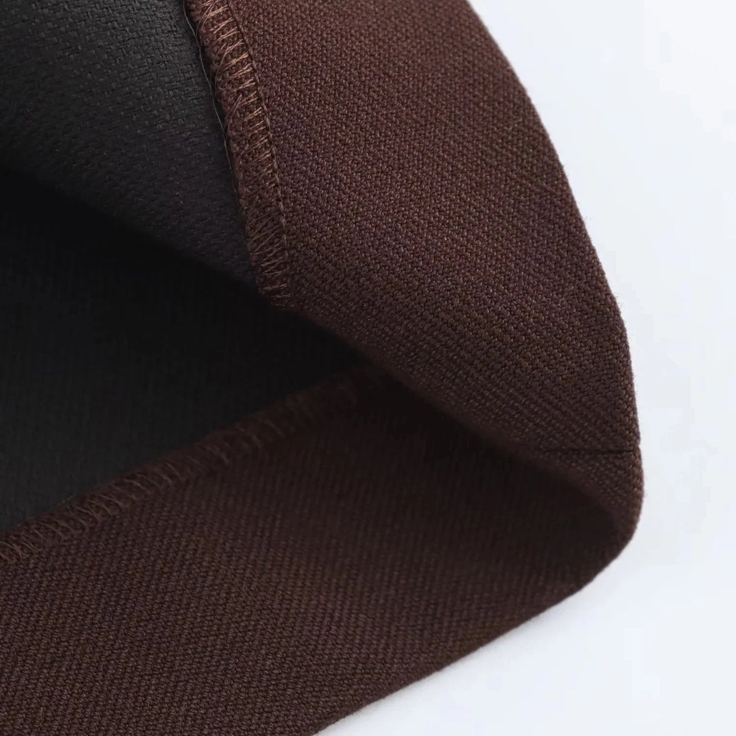 KONDALA 2025 Fall Winter Brown Elegant Office Lady Suits Fashion Shrug Pockets Blazers Elegant Zipper Skirts Chic Baggy Pants