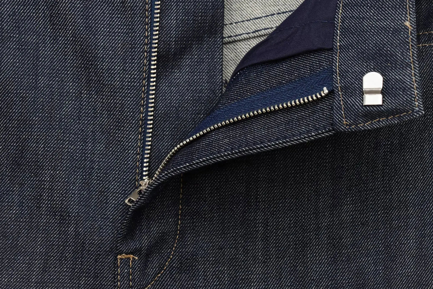 HH Female Spring Vintage Denim Blazer Long Sleeves Turn Down Collar Single Breasted Fake Pockets Street Fashion Coats