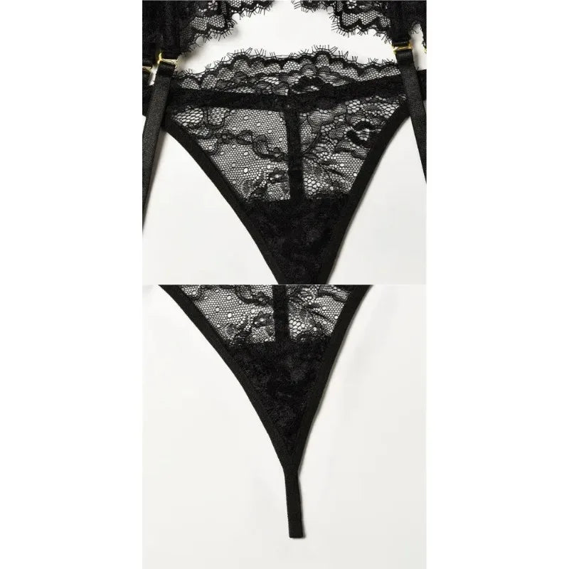 Lace Women's Underwear Close Fitting Comfortable Breathable Women's Suit Prom Queen Charming Elegant Exquisite Women's Top