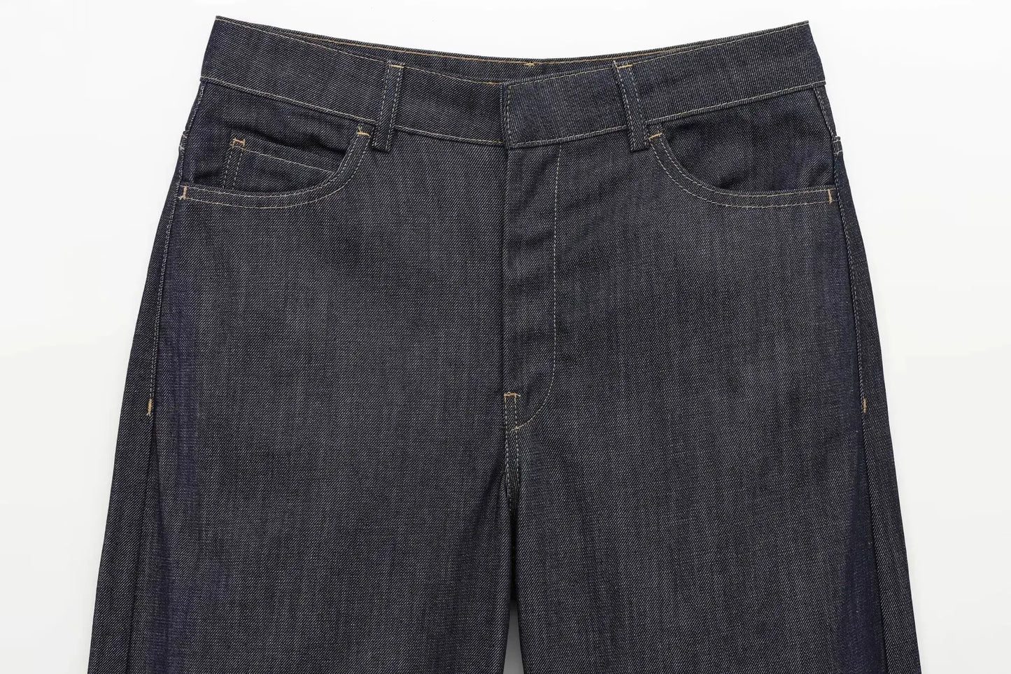 HH Female Spring Vintage Denim Blazer Long Sleeves Turn Down Collar Single Breasted Fake Pockets Street Fashion Coats