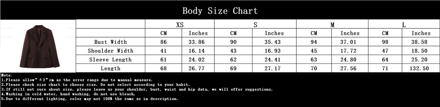 KONDALA 2025 Fall Winter Brown Elegant Office Lady Suits Fashion Shrug Pockets Blazers Elegant Zipper Skirts Chic Baggy Pants