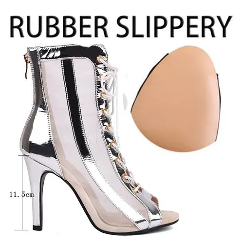 2024 New Sexy Women Black Thin High Heels Party Stilettos Jazz Dance Ladies Shoes Latin Dancing Street Sexy Stiletto