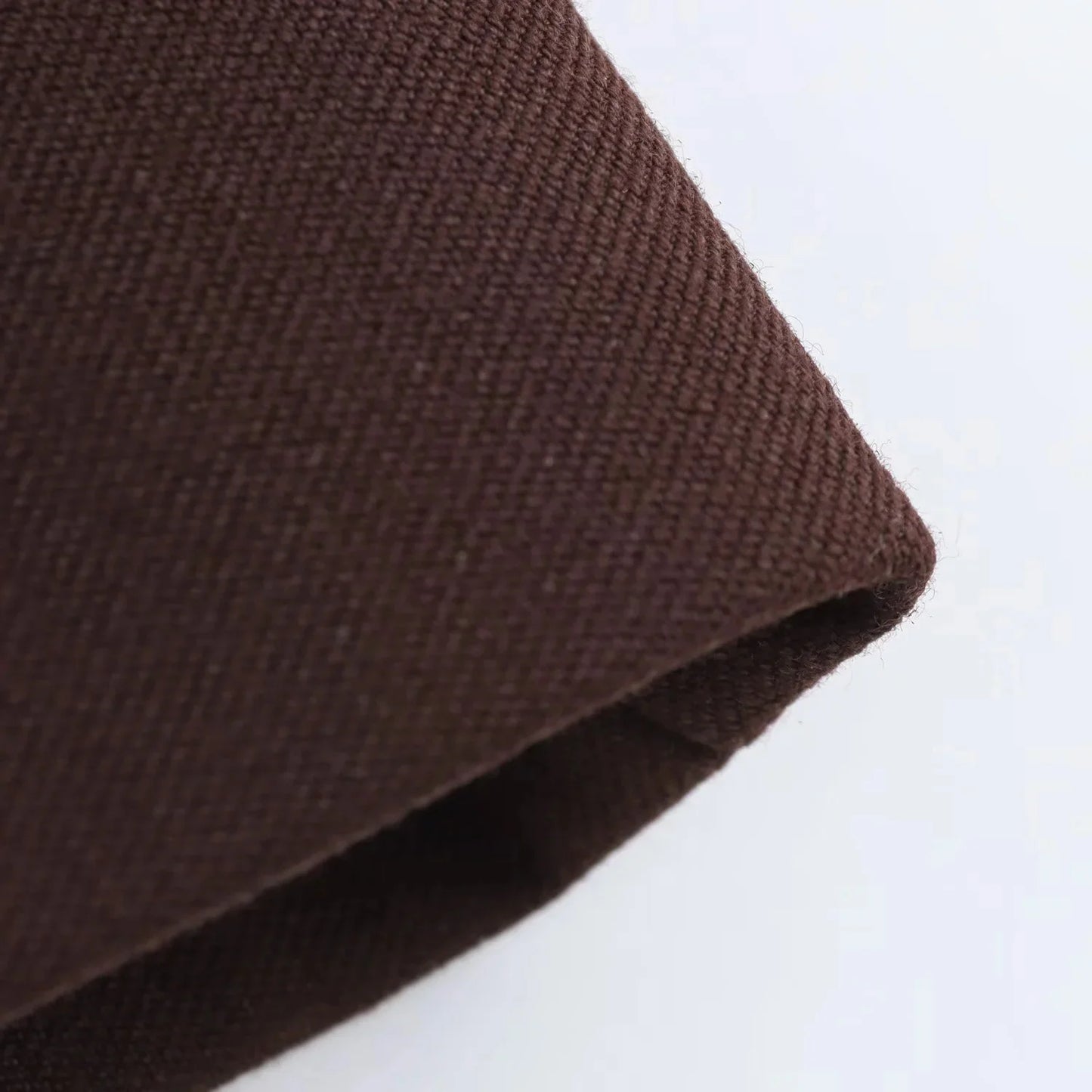 KONDALA 2025 Fall Winter Brown Elegant Office Lady Suits Fashion Shrug Pockets Blazers Elegant Zipper Skirts Chic Baggy Pants