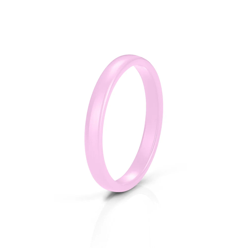 9 Color Ceramic Ring Smooth Slender Circular Rings For Women Men Simple Design Aesthetic Finger Rings Jewelry Couple Y2K Gift