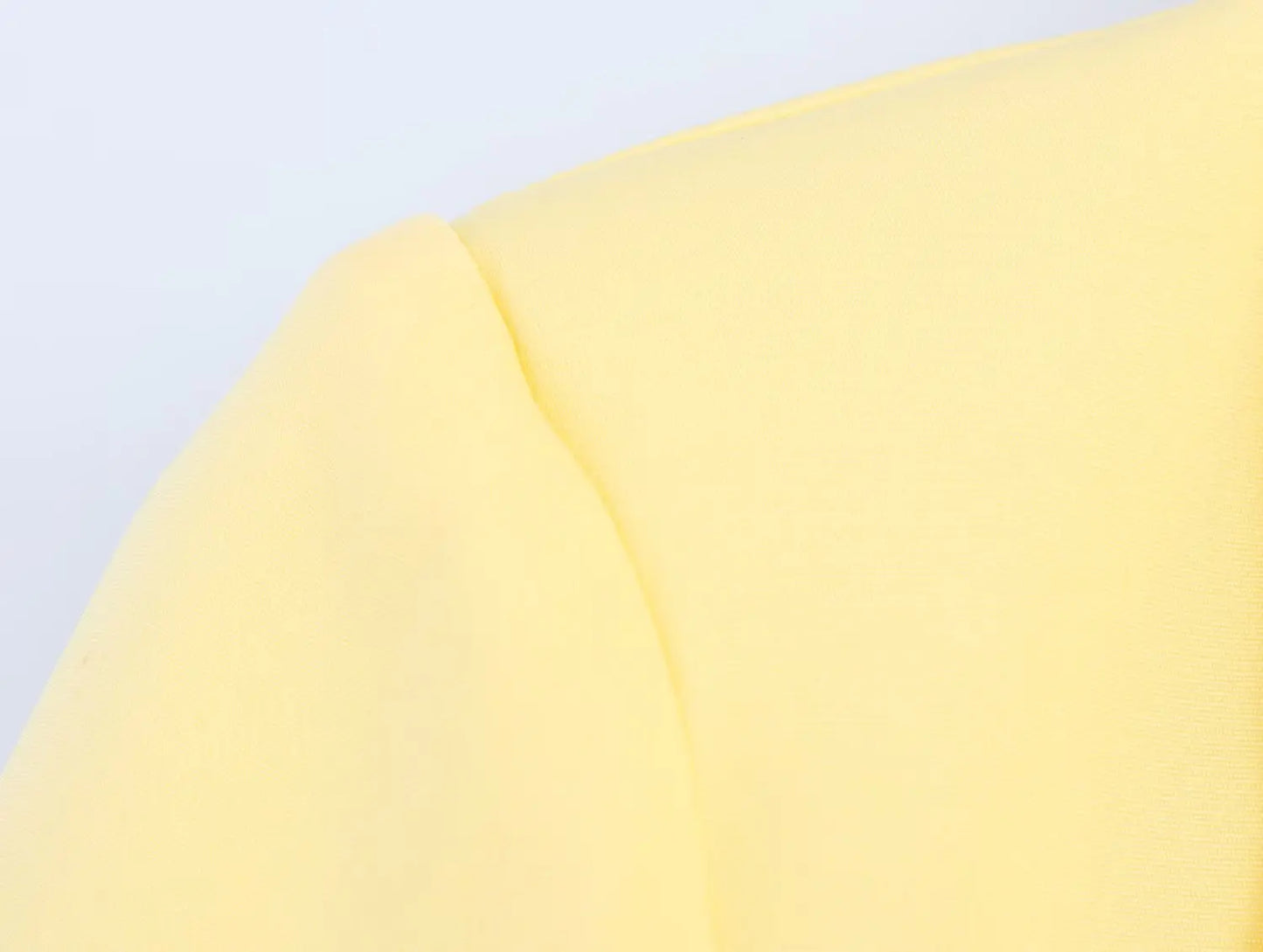 KONDALA Elegant Yellow Blazer Women's Double-breasted Lapel Blazer Fashion High Street 2025 Spring Summer Holidays Commute Suit