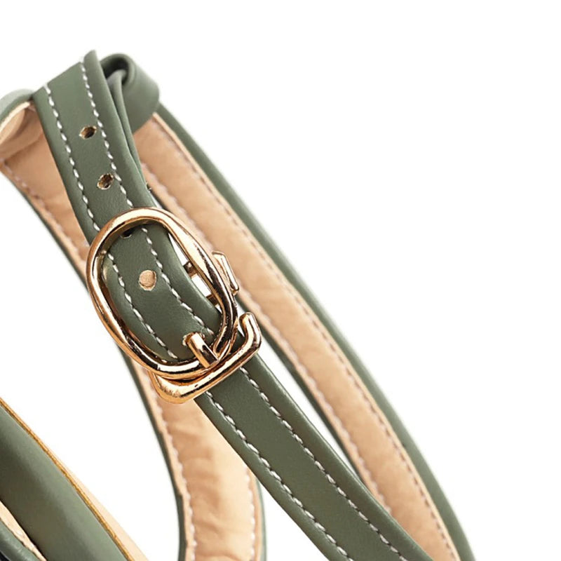 REAVE CAT 2021 Elegant Sandals Ankle Buckle Strap Narrow Open Toe 9.5cm Stiletto Heel Shoes US19 Black White A4245