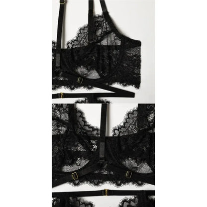 Lace Women's Underwear Close Fitting Comfortable Breathable Women's Suit Prom Queen Charming Elegant Exquisite Women's Top