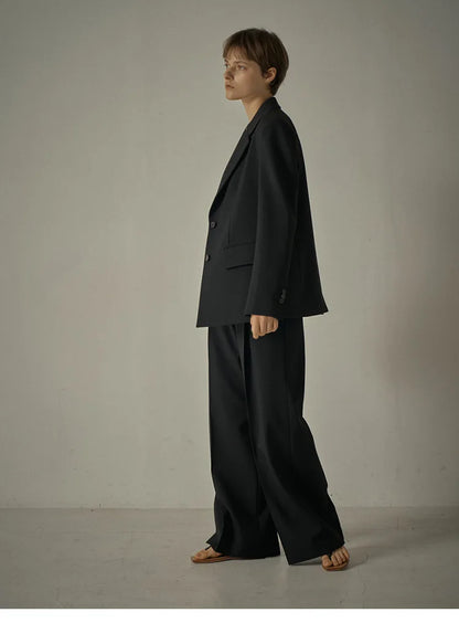 2024 Spring Autumn New Style Trousers Slim Tall Casual Floor Mopping Pants