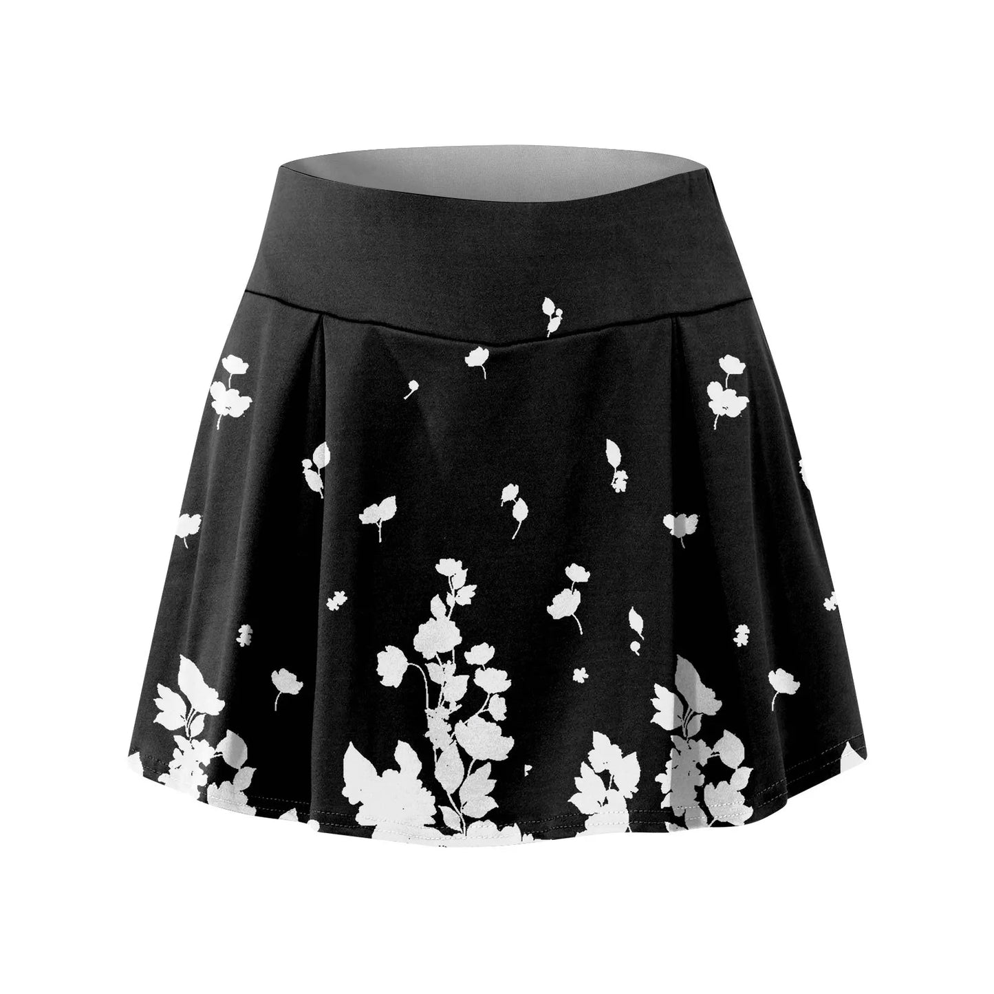 Women'S Athletic Stretchy Pleated Tennis Skirts Run Yoga Inner Shorts Elastic Sports Golf Skorts Skirts For Woman Faldas Mujeres