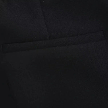 KONDALA Vintage Chic Office Lady Solid Women Suit Pockets V Neck Blazer Straight Loose Pants New Fashion 2025 Spring Autumn Sets