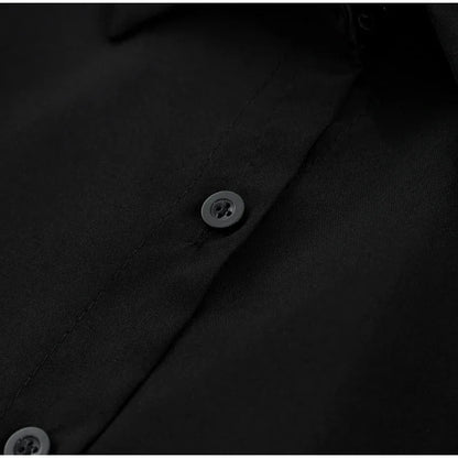 Sexy Slim Flared Sleeve Women's Shirt Solid Lapel Single-breasted Back Bandage Tunic Female Blouses Spring Trend New Lady