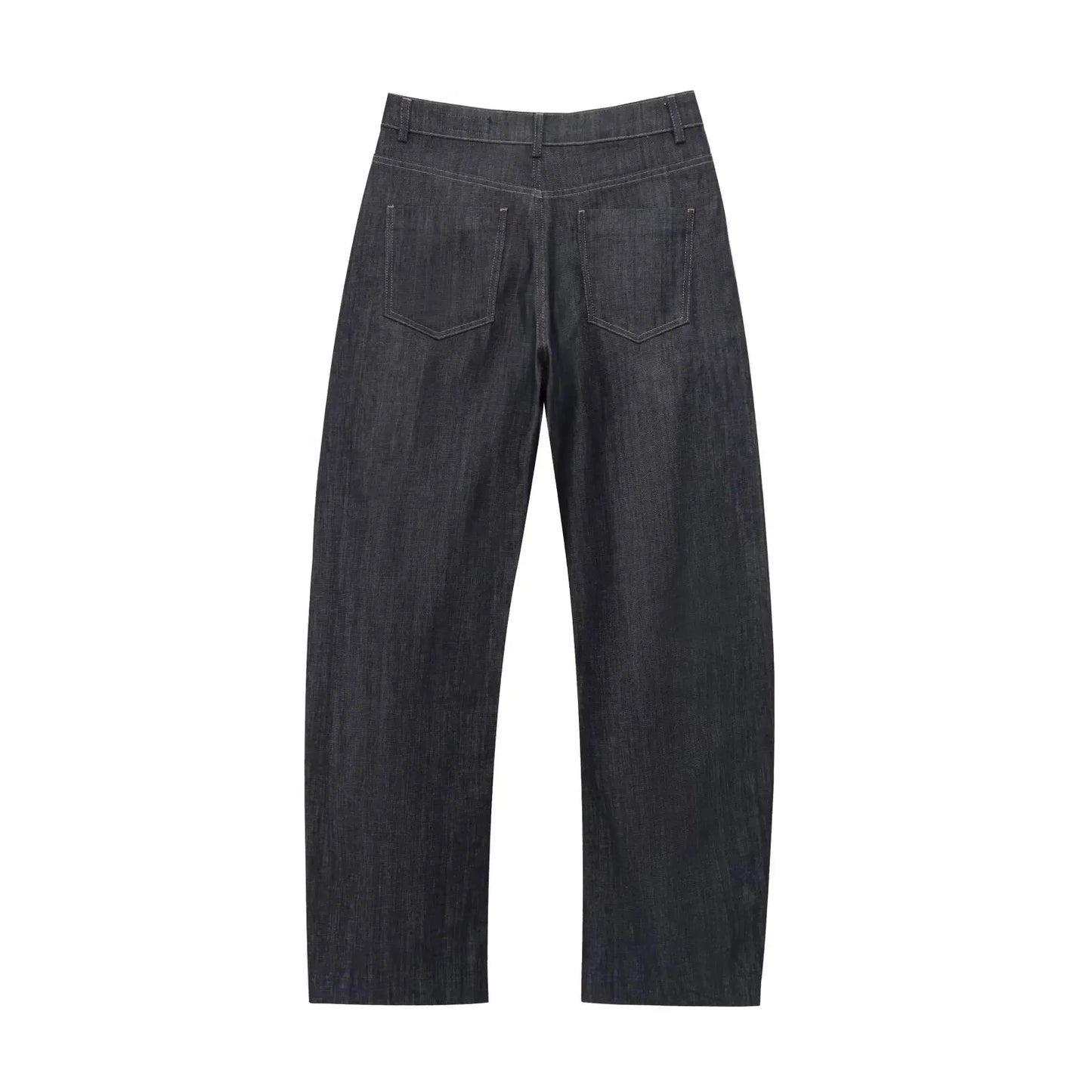 HH Female Spring Vintage Denim Blazer Long Sleeves Turn Down Collar Single Breasted Fake Pockets Street Fashion Coats