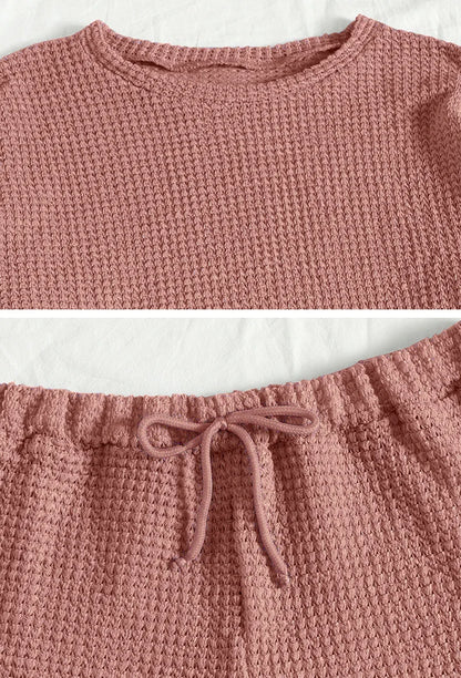 Women's 2 Pieces Pajamas Sets Cotton Blend Pyjamas Female Pijamas Woman Homewear Soft Sleepwear Long Sleeve Cami Top Shorts Suit