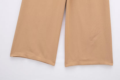 HXAO Women Pants Summer Baggy Pants For Woman Pleats Casual Black Pants Office Lace Up Fluid Trousers Boxer Gray Womens Pants