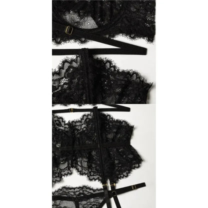 Lace Women's Underwear Close Fitting Comfortable Breathable Women's Suit Prom Queen Charming Elegant Exquisite Women's Top