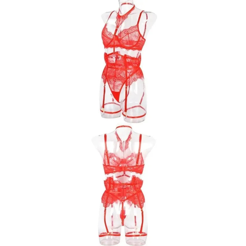 Lace Women's Underwear Close Fitting Comfortable Breathable Women's Suit Prom Queen Charming Elegant Exquisite Women's Top