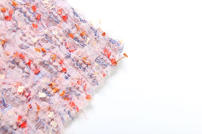 Weird Puss Colorful Tassel Skirts Peach Hip Women Thin Knit Wild Sexy Midnight Summer Trend Stretch Skinny Streetwear Bodycon