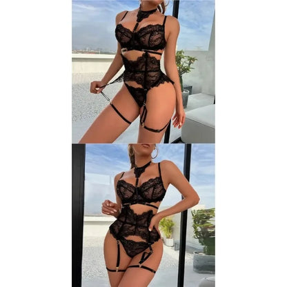 Lace Women's Underwear Close Fitting Comfortable Breathable Women's Suit Prom Queen Charming Elegant Exquisite Women's Top