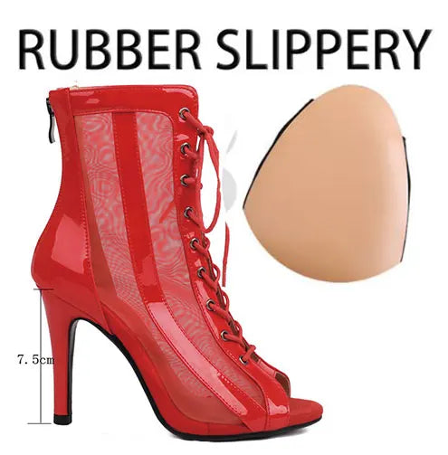 2024 New Sexy Women Black Thin High Heels Party Stilettos Jazz Dance Ladies Shoes Latin Dancing Street Sexy Stiletto