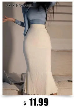 WOMENGAGA Leather Matte Slim Mini Sexy Fashion PU Hot Short High Waist Skirt Korean Nightclub Streetwear Wholesale Clothes 7ST