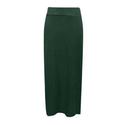 Solid Color High Waist Pencil Skirt Women Slim Fit Wrap Split Ribbend Long Maxi Skirt Summer Streetwear A Bottomed Skirts юбка
