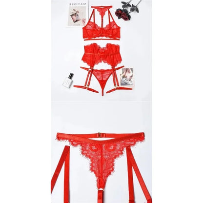 Lace Women's Underwear Close Fitting Comfortable Breathable Women's Suit Prom Queen Charming Elegant Exquisite Women's Top