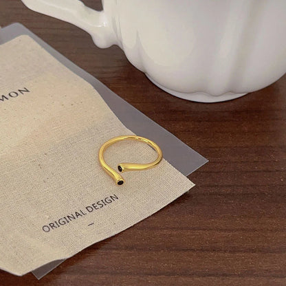 BFCLUB  Silver Color Rings for Women Simple Geometric Handmade Irregular Retro Ring Gold Big Allergy For Birthday Gift