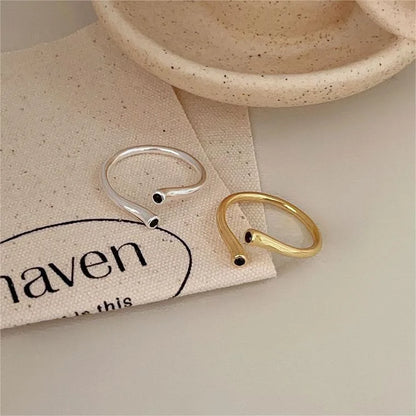 BFCLUB  Silver Color Rings for Women Simple Geometric Handmade Irregular Retro Ring Gold Big Allergy For Birthday Gift