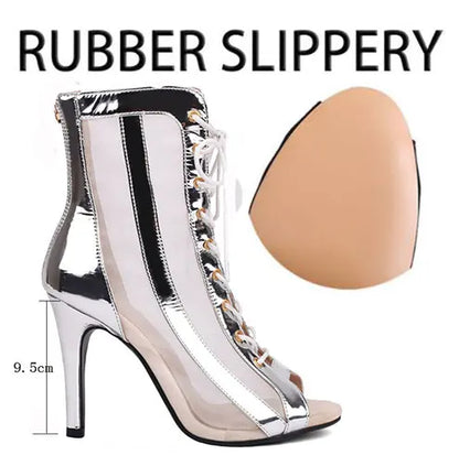 2024 New Sexy Women Black Thin High Heels Party Stilettos Jazz Dance Ladies Shoes Latin Dancing Street Sexy Stiletto