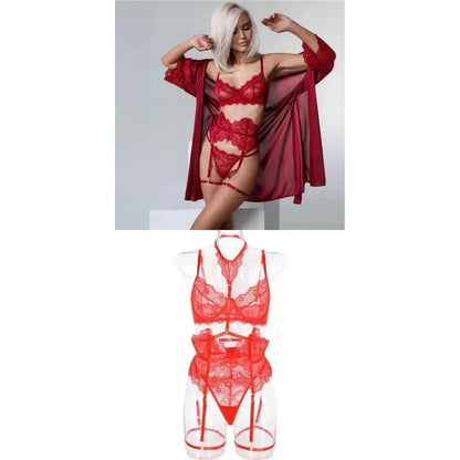 Lace Women's Underwear Close Fitting Comfortable Breathable Women's Suit Prom Queen Charming Elegant Exquisite Women's Top